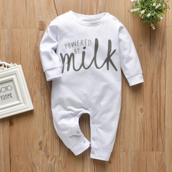 Baby's Powered By Milk Romper
